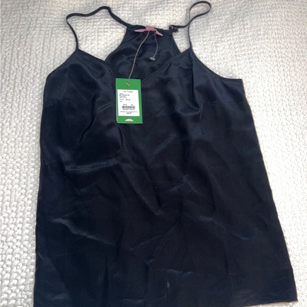 nwt Lily Pulitzer black tank size XS